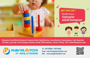 Kindergarten School Website development in Trivandrum Naviga